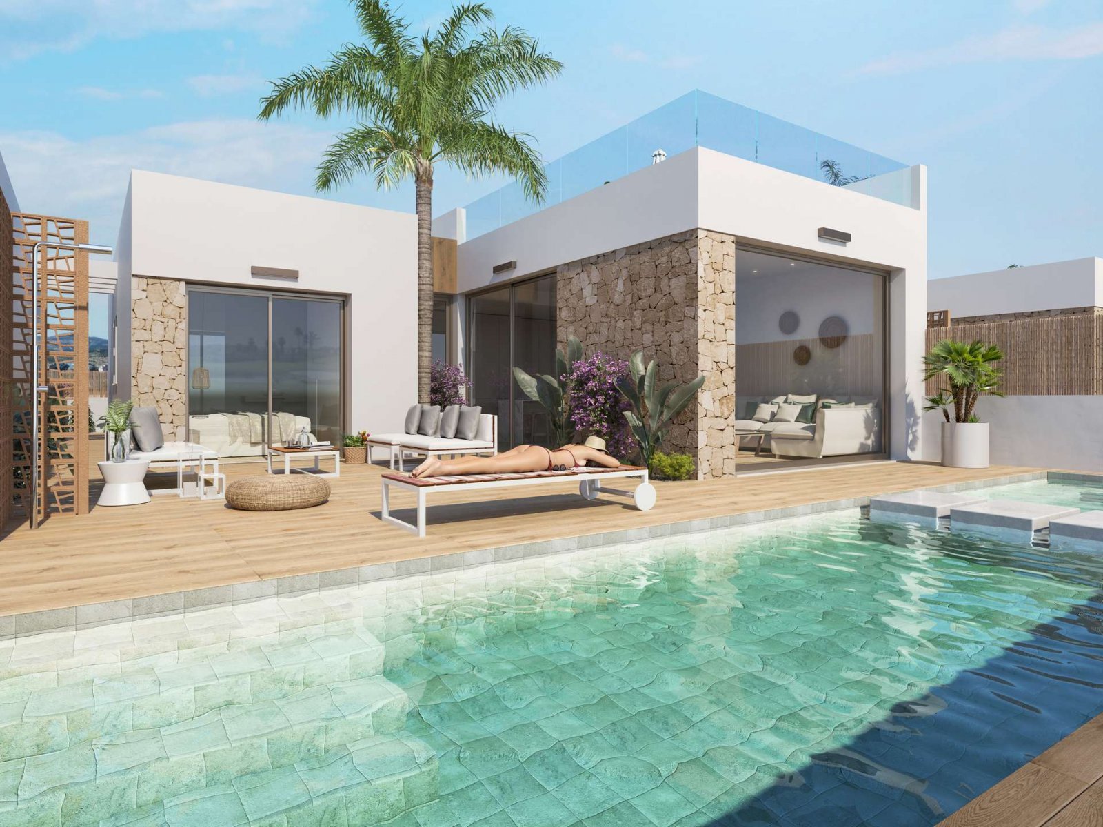 Apartment mit Blick auf das Meer und den Golfplatz La Serena