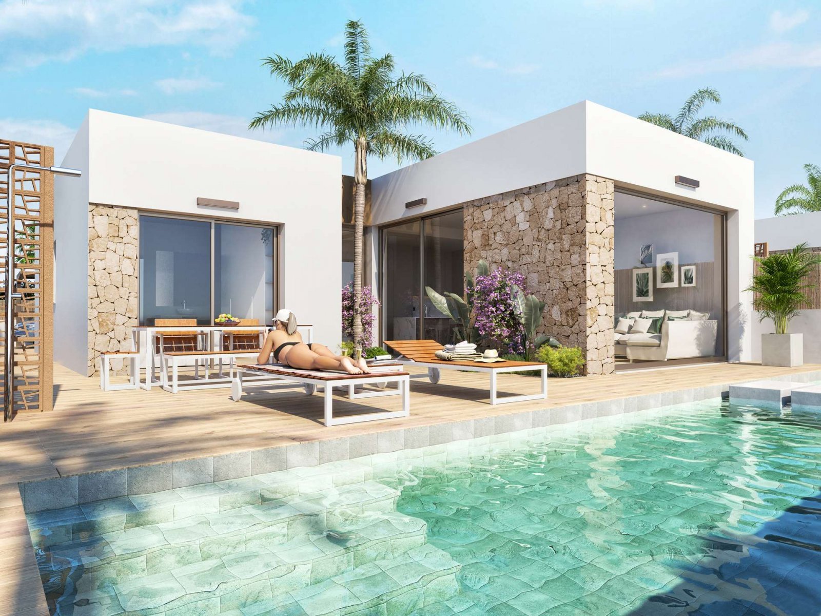 Apartment mit Blick auf das Meer und den Golfplatz La Serena