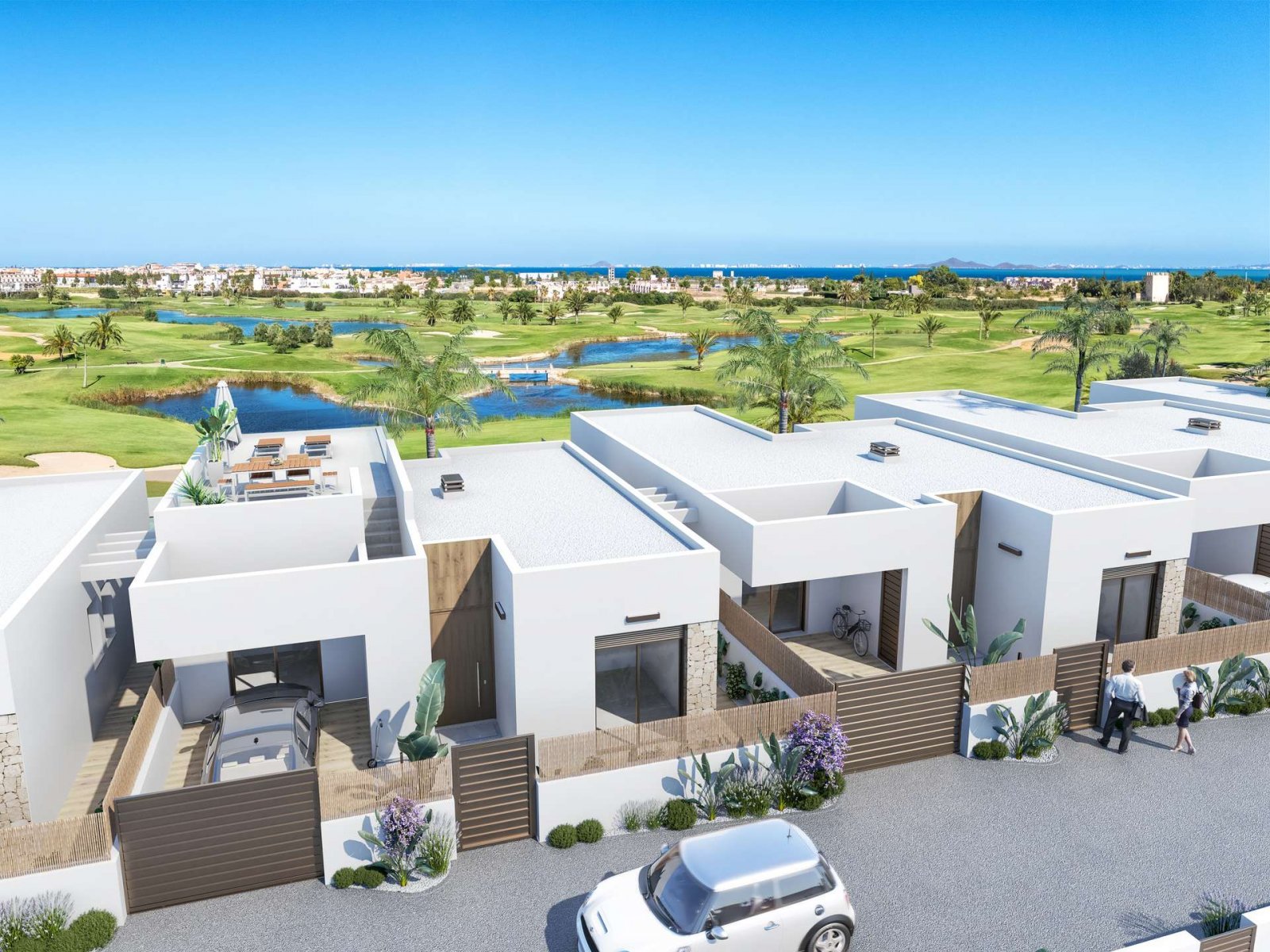 Apartment mit Blick auf das Meer und den Golfplatz La Serena