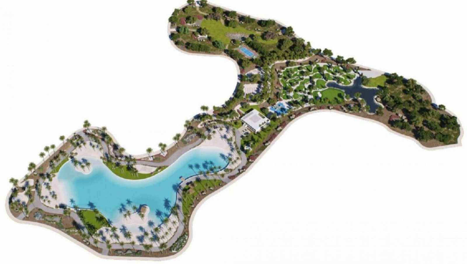Exklusive Wohnanlage mit Pools und Naturstrand
