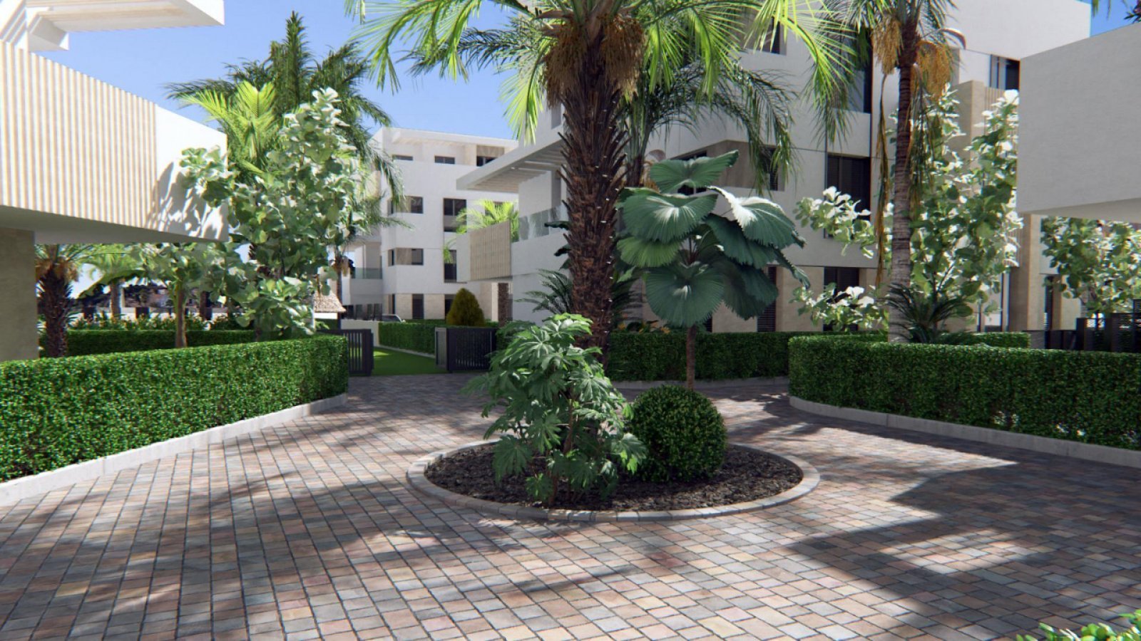 Exklusive Wohnanlage mit Pools und Naturstrand