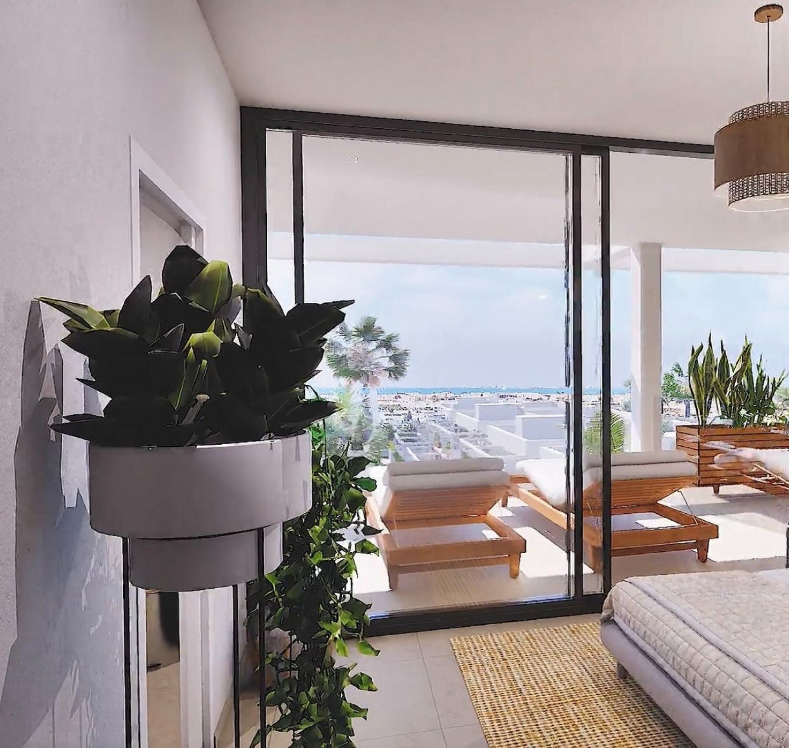Modernes 2-Zimmer-Apartment mit Garten, Pool &amp; Tiefgarage