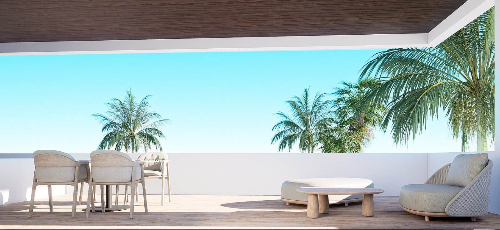 Modernes Apartment mit Terrasse und Pool