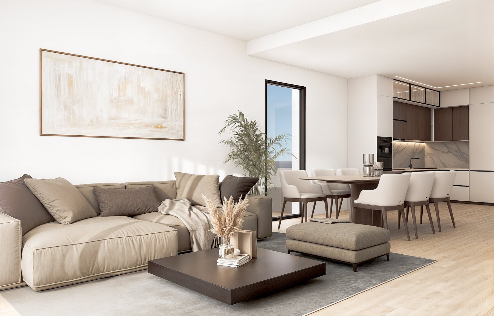 Modernes Apartment mit Terrasse und Pool