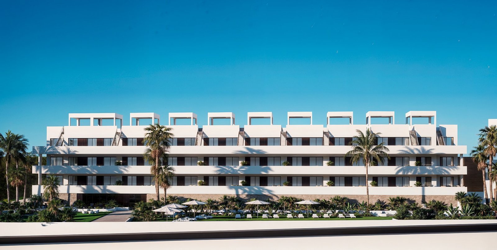 Modernes Apartment mit Terrasse und Pool