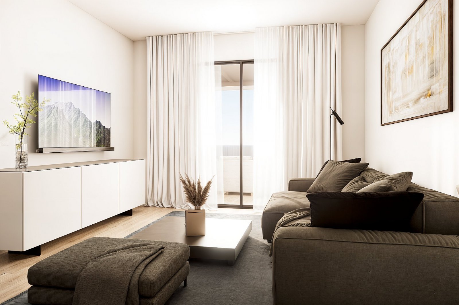 Modernes Apartment mit Terrasse und Pool