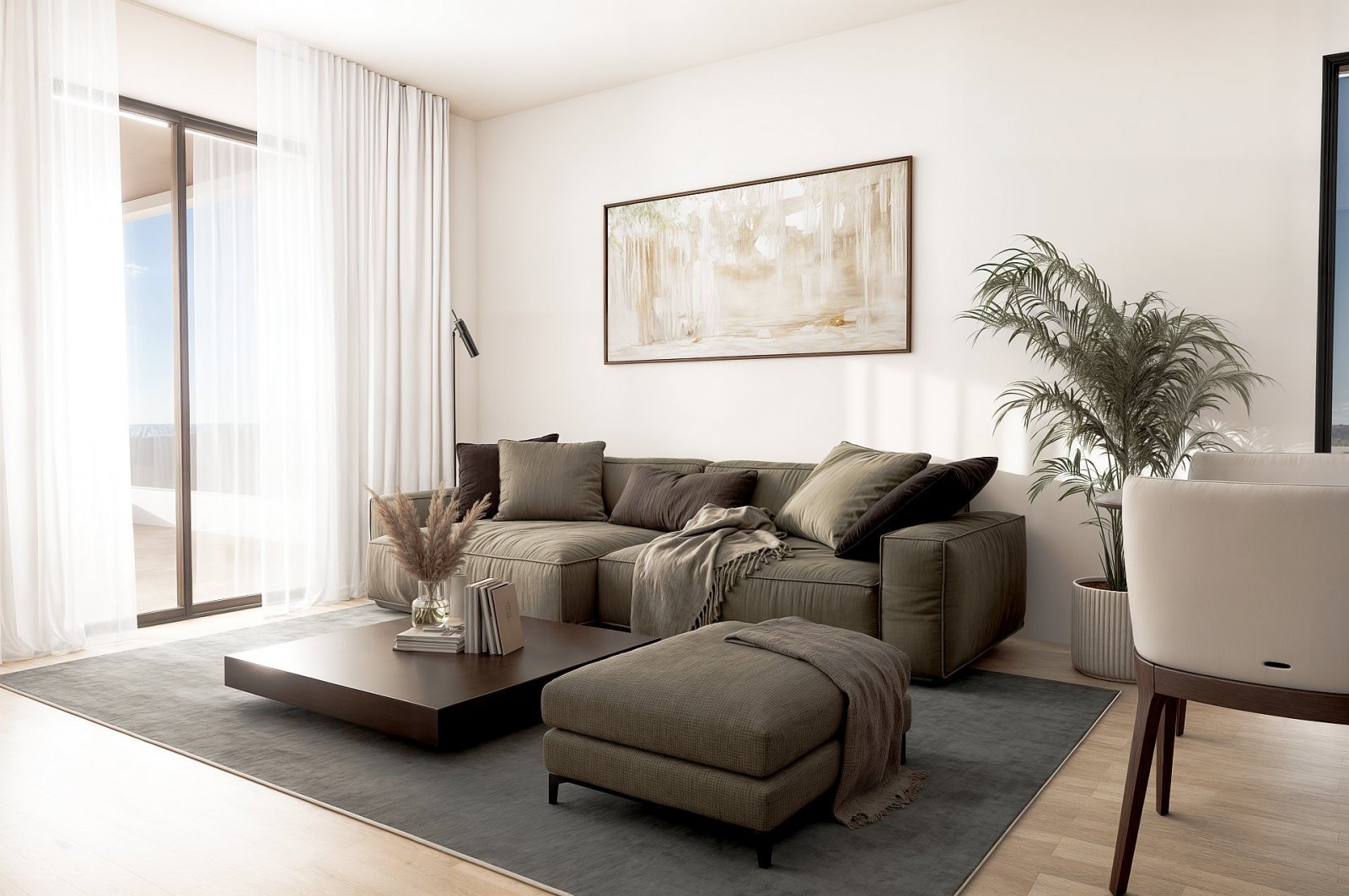Modernes Apartment mit Terrasse und Pool