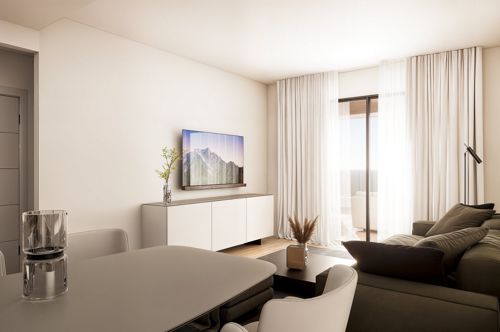 Modernes Apartment mit Terrasse und Pool