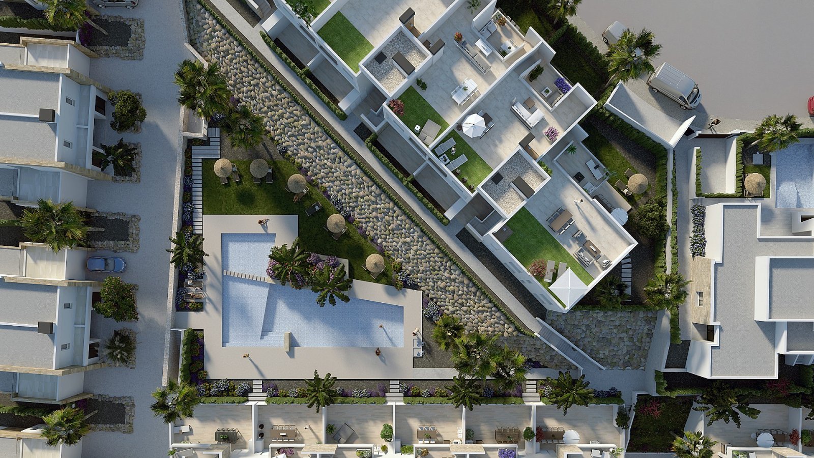 La Finca Golf: Stylishe Apartments mit Pool und Tiefgarage 