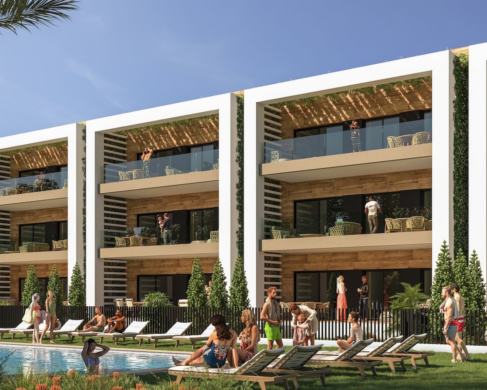Exklusive Wohnung mit Pool und Tiefgarage