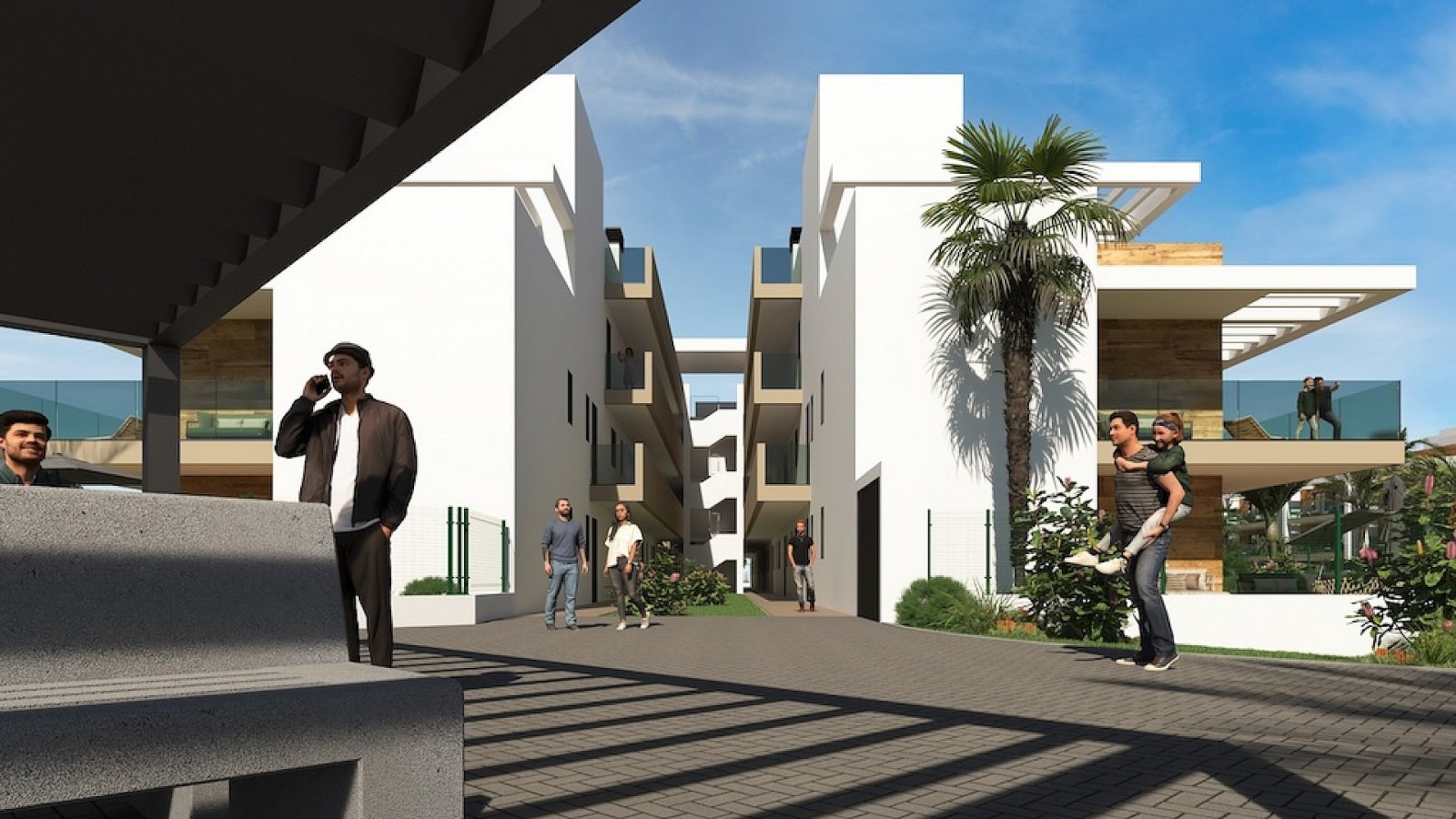 Exklusive Wohnung mit Pool und Tiefgarage