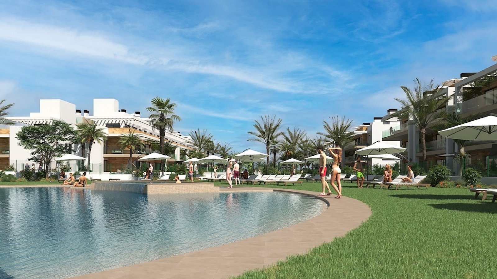 Exklusive Wohnung mit Pool und Tiefgarage