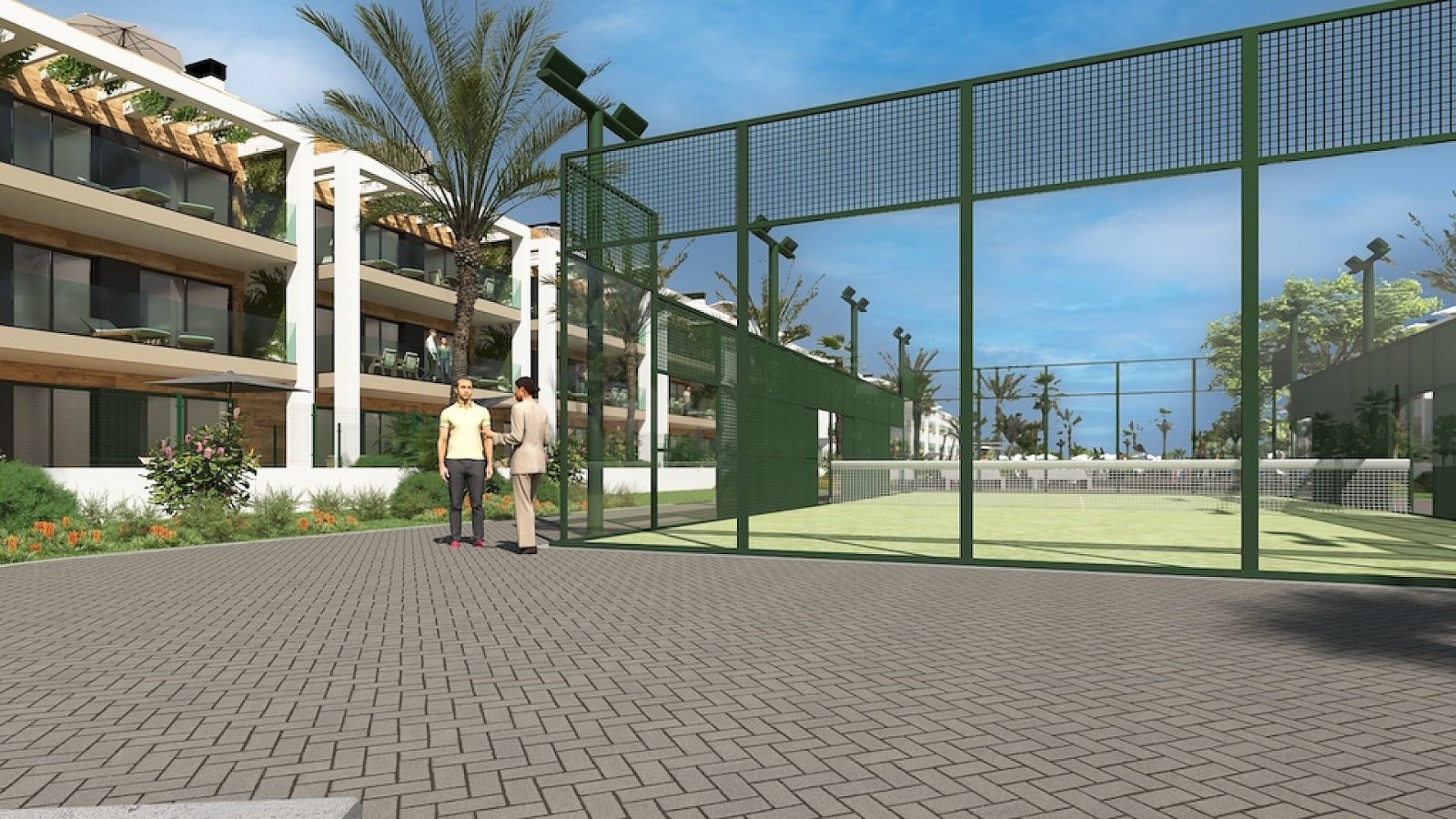 Exklusive Wohnung mit Pool und Tiefgarage