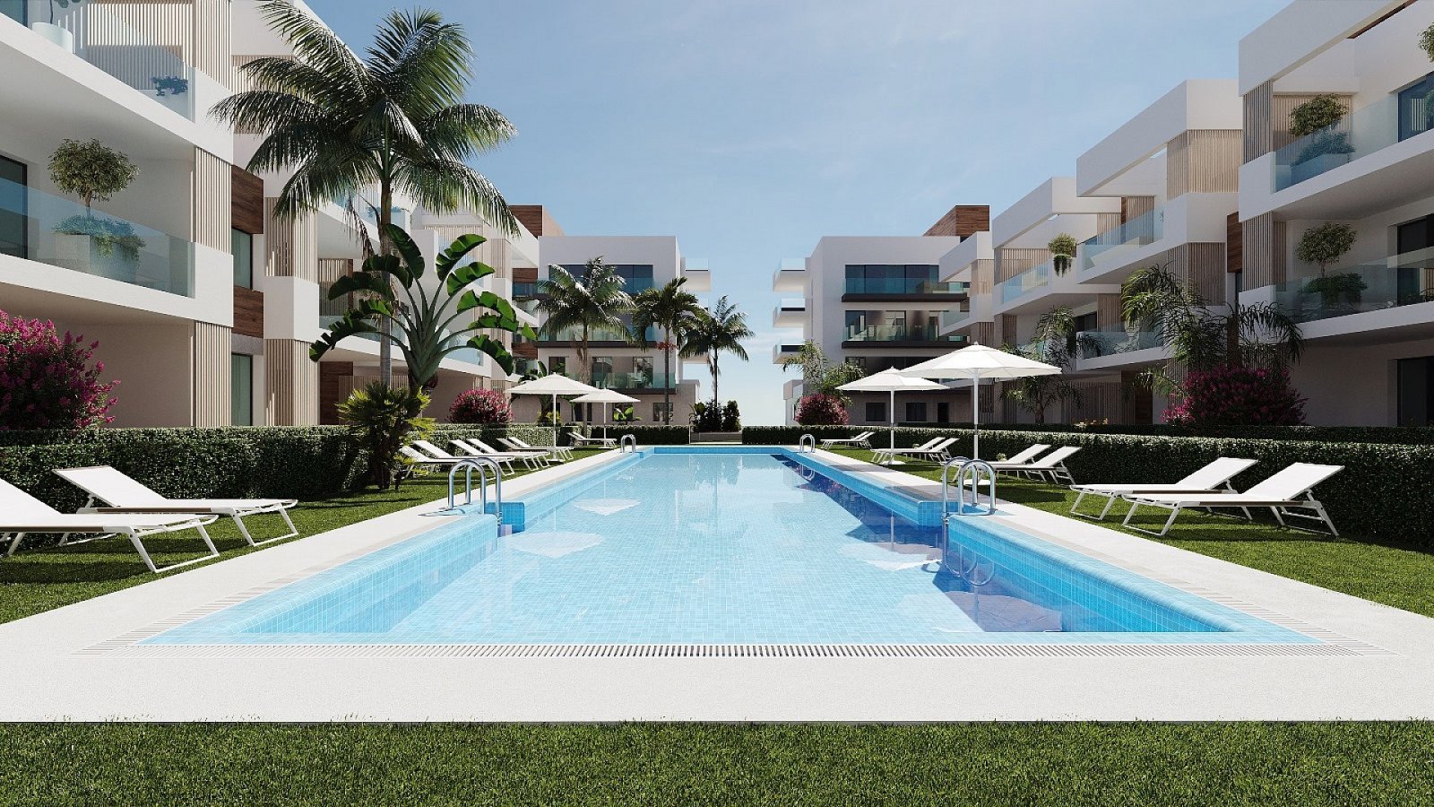 San Pedro Del Pinatar: Wohnkomfort pur - Terrasse, Pool & Extra 