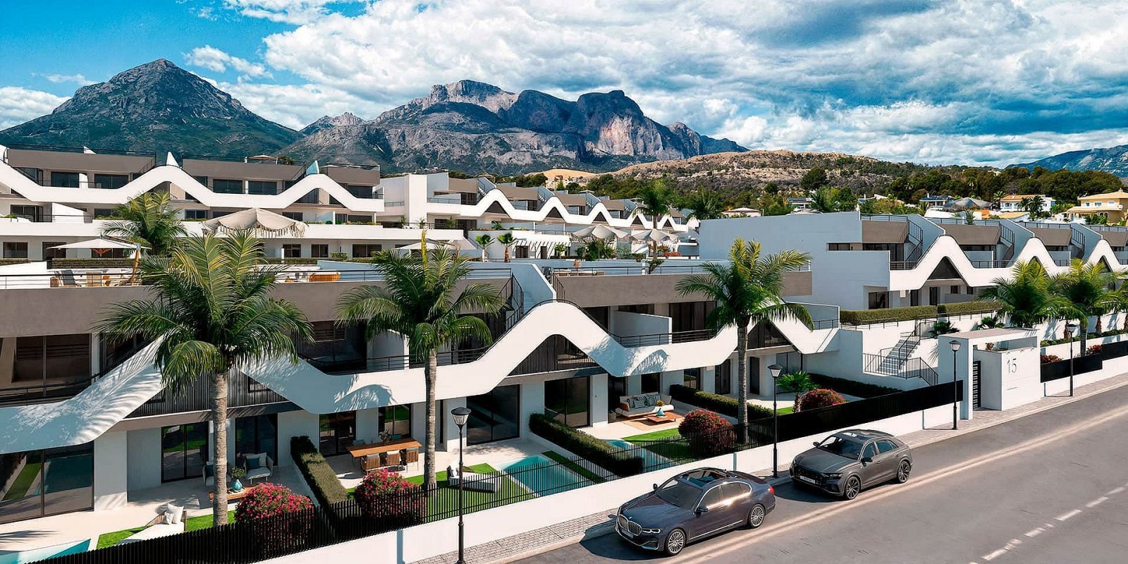 Moderne Wohnung mit Solarium und mediterranem Lebensgefühl