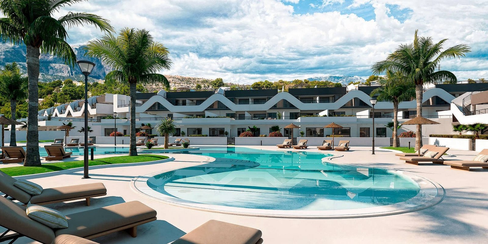 Moderne Wohnung mit Solarium und mediterranem Lebensgefühl