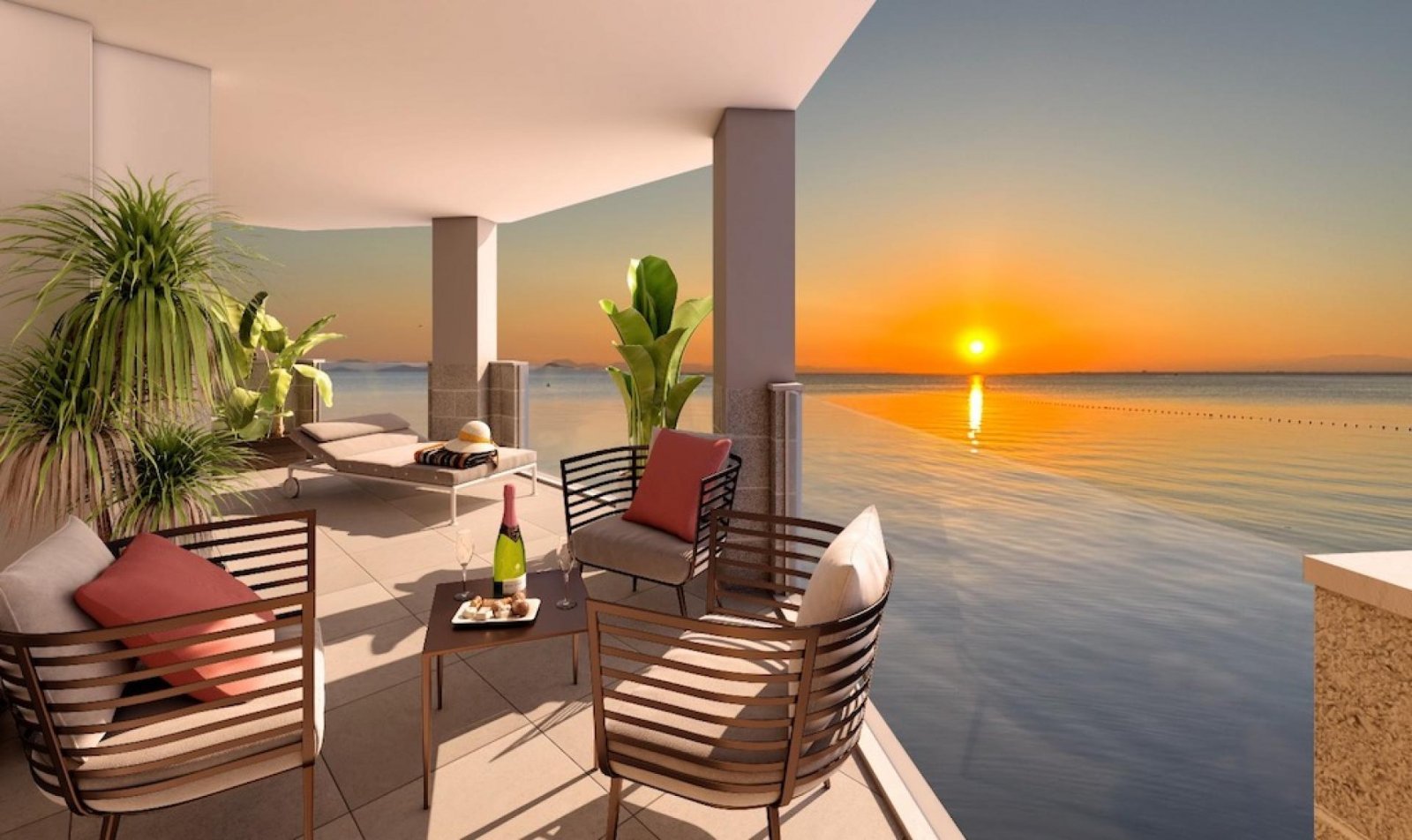 Strandnahes Apartment mit 360°-Panoramablick