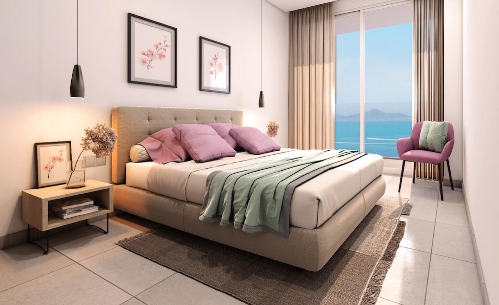 Strandnahes Apartment mit 360°-Panoramablick