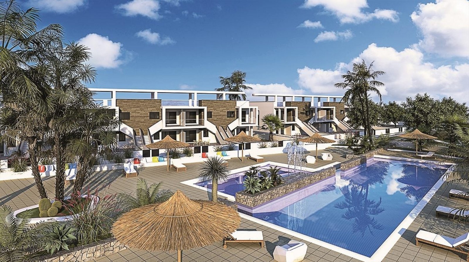 Stylishe Apartments mit 2 Schlafzimmern, Dachterrasse und Gemeinschaftspool