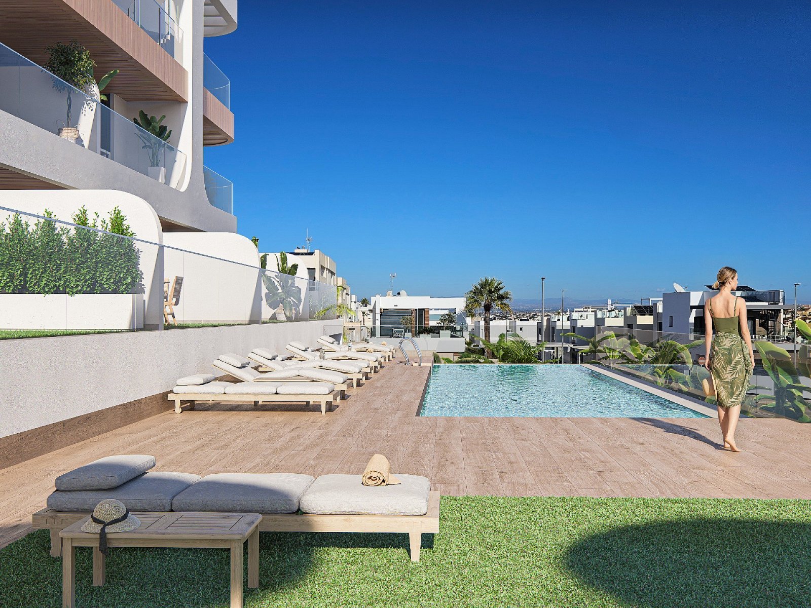 Exklusives 3-Zimmer-Apartment mit Solarium &amp; Pool