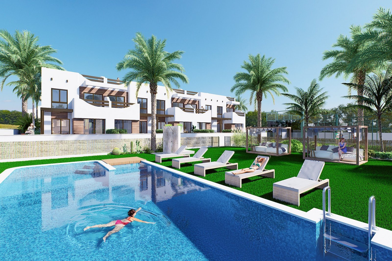 Torre de la Horadada: Mediterranes Wohnen mit Garten & Pool 