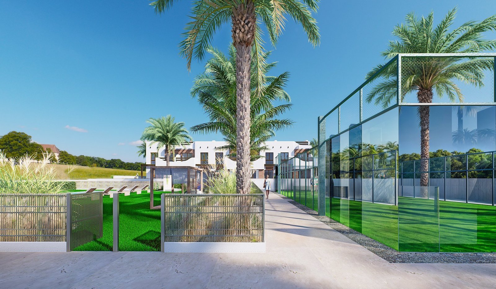 Mediterranes Wohnen mit Garten & Pool