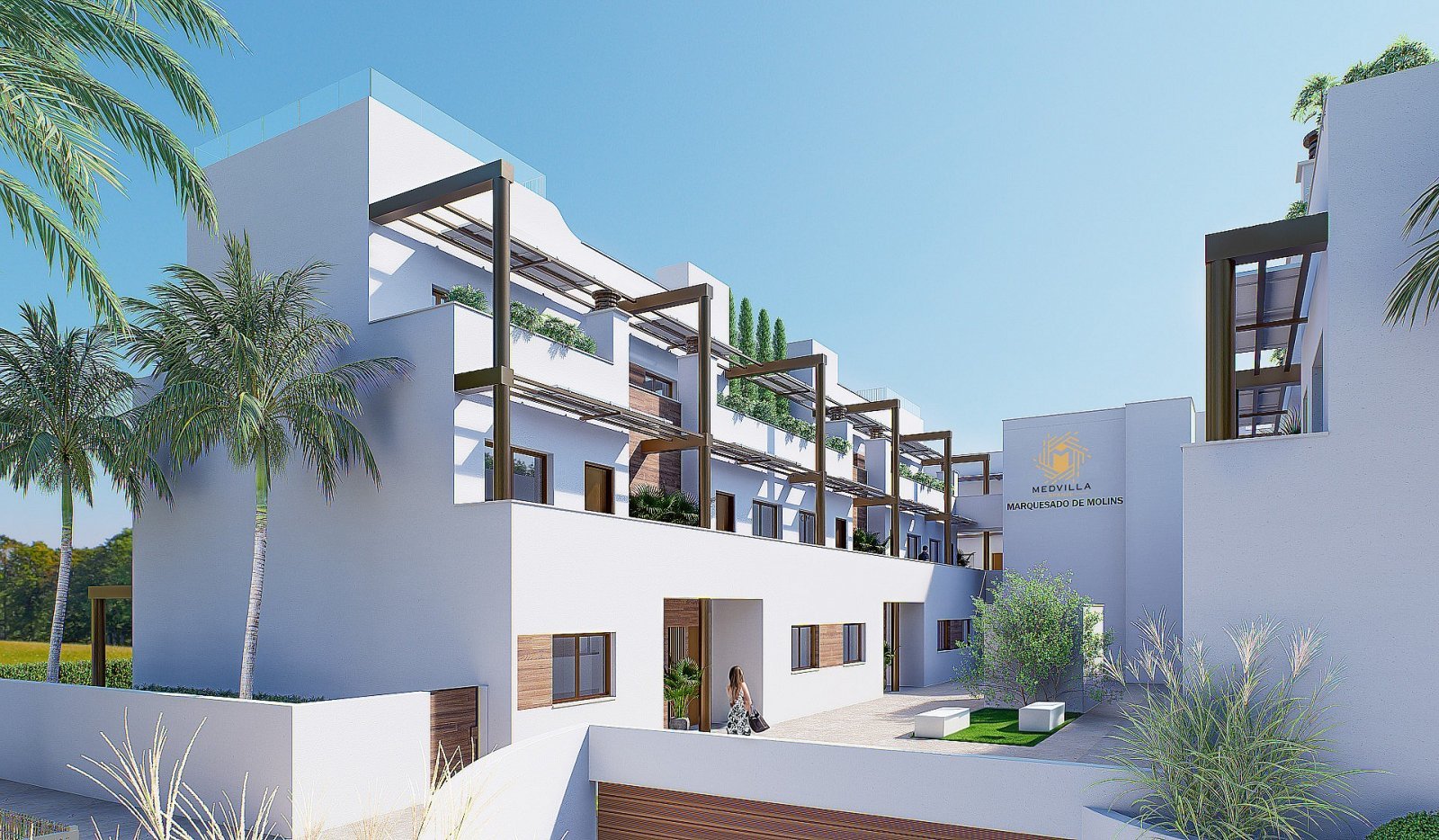 Mediterranes Wohnen mit Garten & Pool