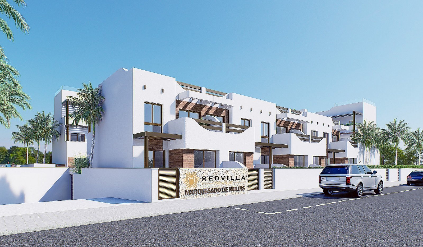 Neubau-Penthouse mit Solarium nahe dem Meer