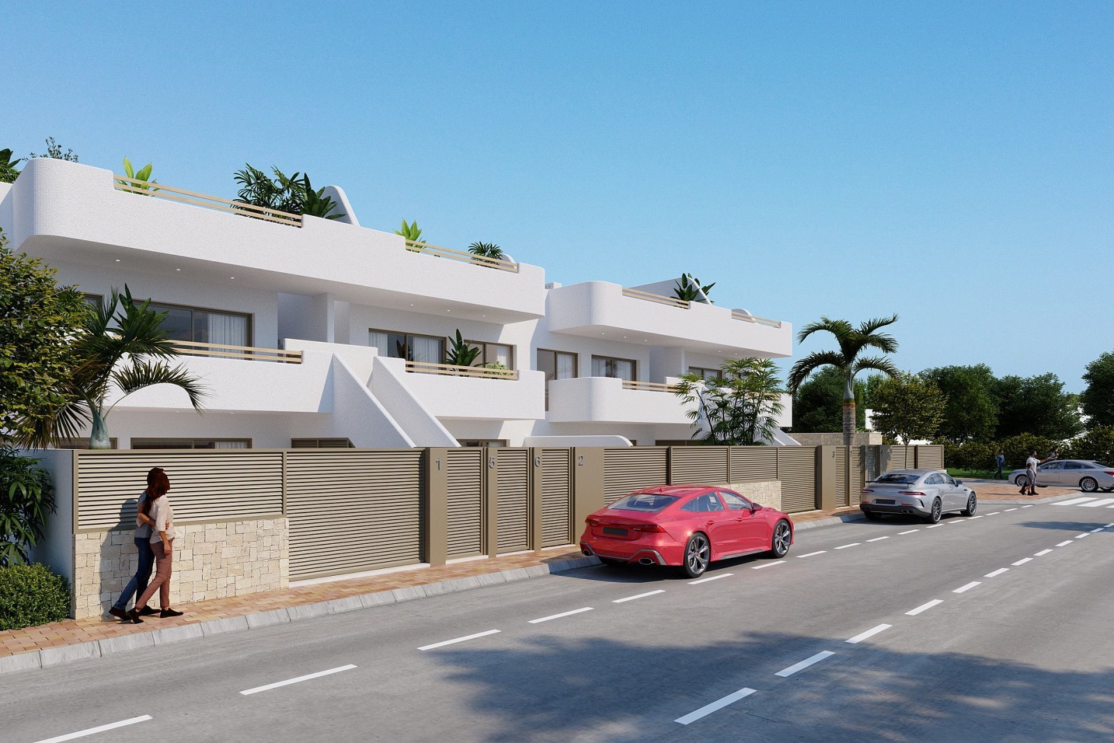 Modernes Apartment mit Garten &amp; Poolparadies