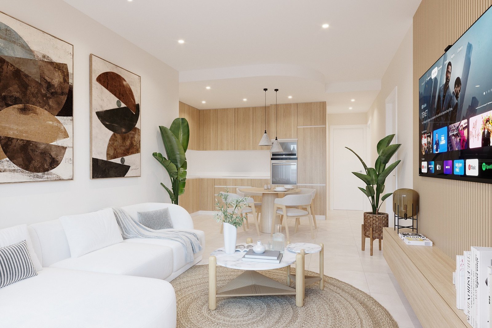 Modernes Apartment mit Garten &amp; Poolparadies