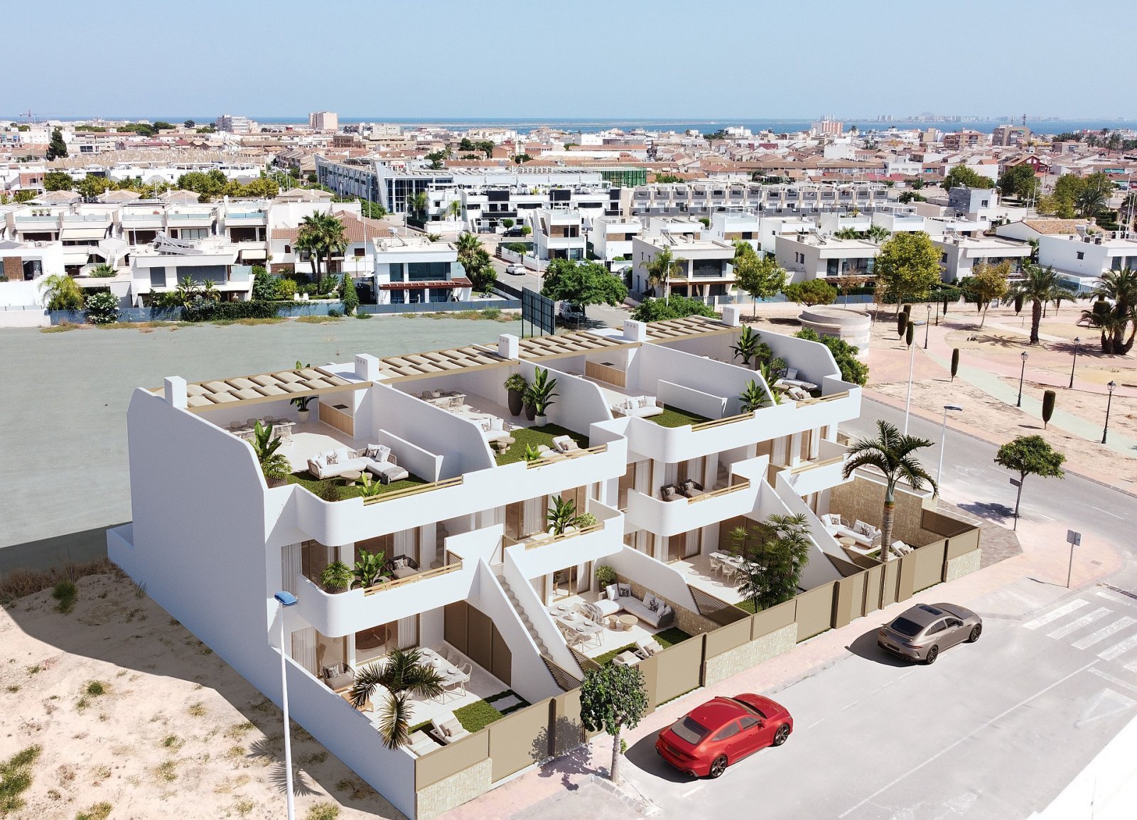 Modernes Apartment mit Garten &amp; Poolparadies