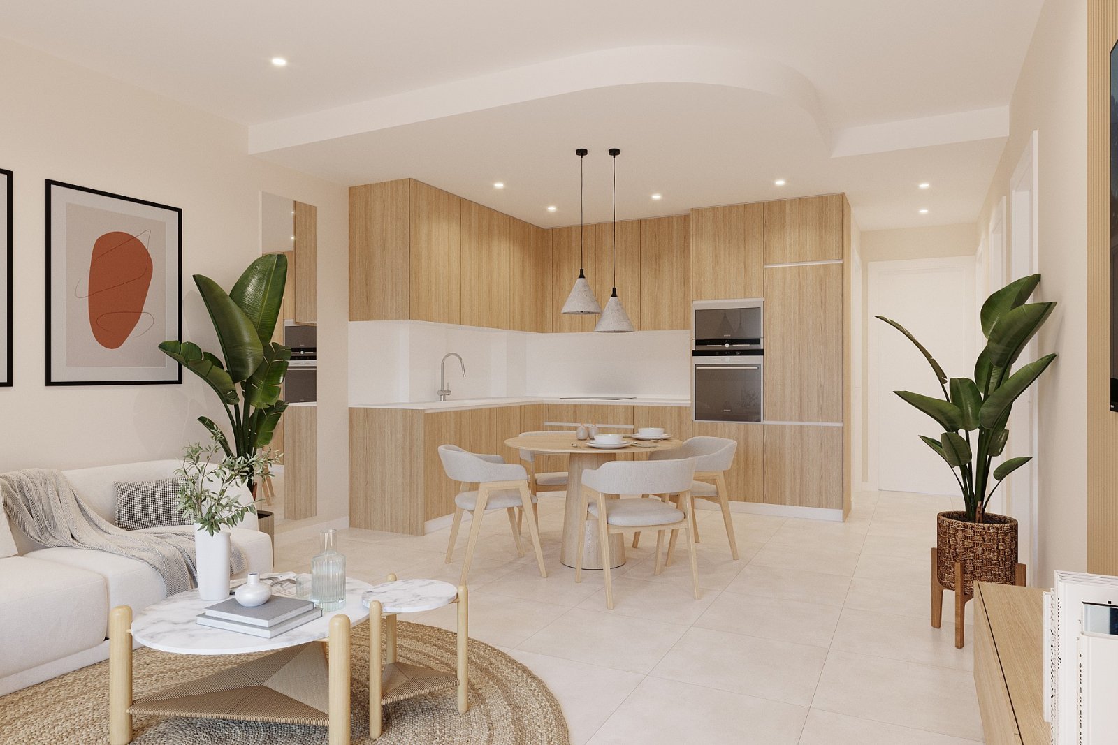 Modernes Apartment mit Garten &amp; Poolparadies