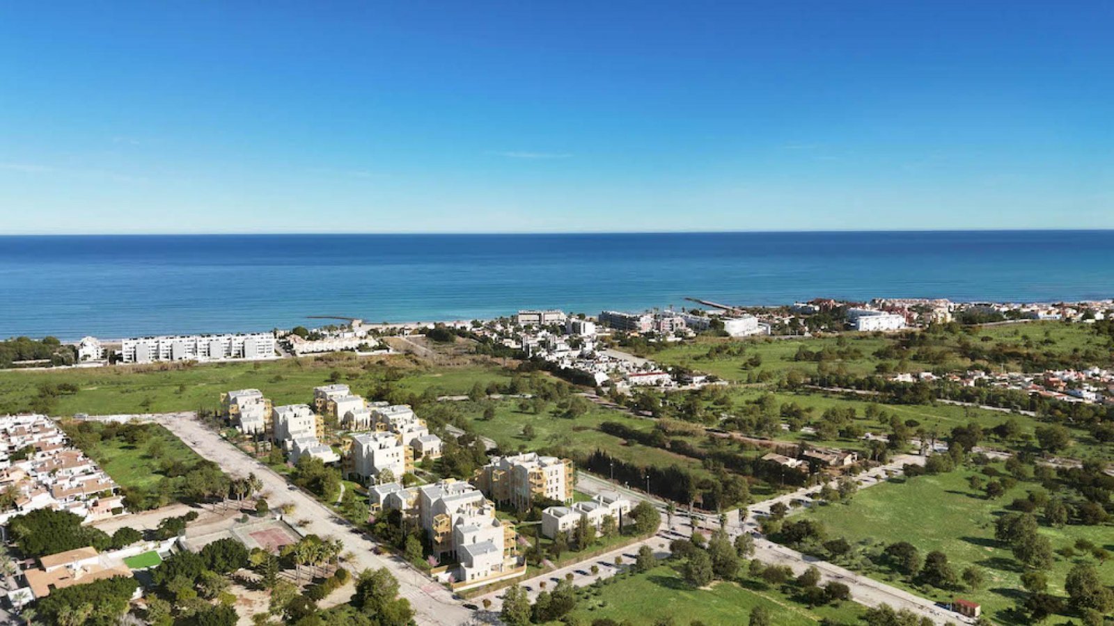 Moderne Apartments mit Terrasse und Meerblick