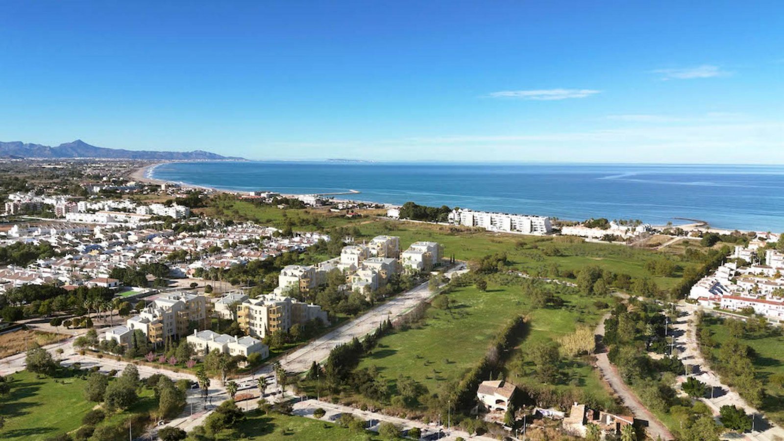Moderne Apartments mit Terrasse und Meerblick