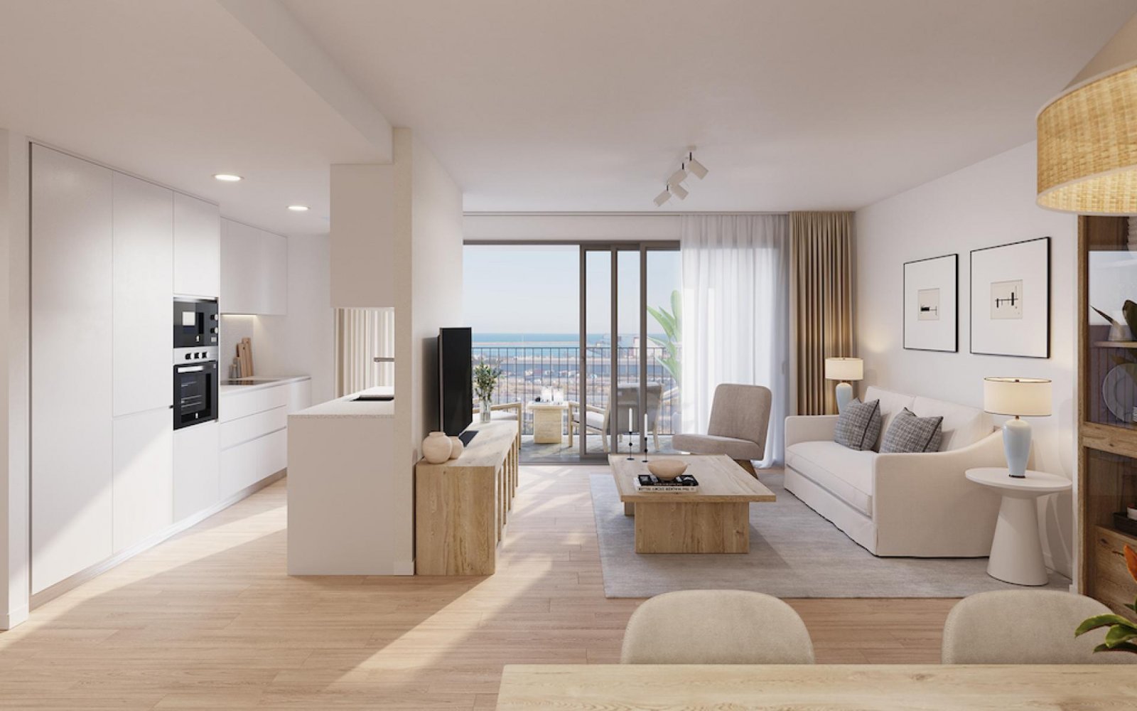 Modernes Hafen-Apartment mit Meerblick &amp; Terrasse