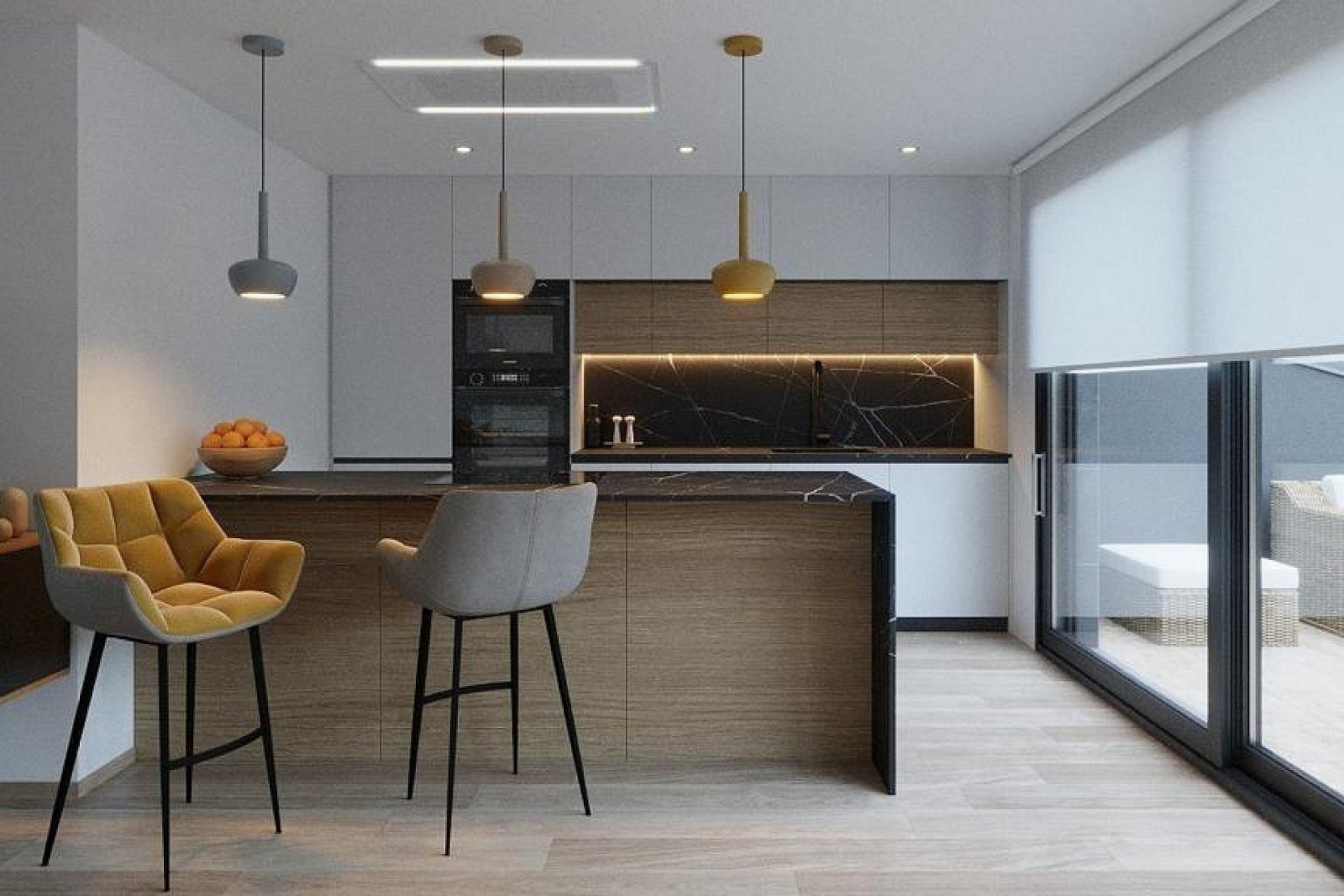 Exklusive Neubauwohnung mit Meerblick, Terrasse &amp; Pool