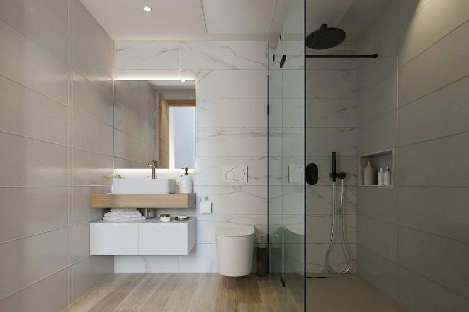Exklusive Neubauwohnung mit Meerblick, Terrasse &amp; Pool