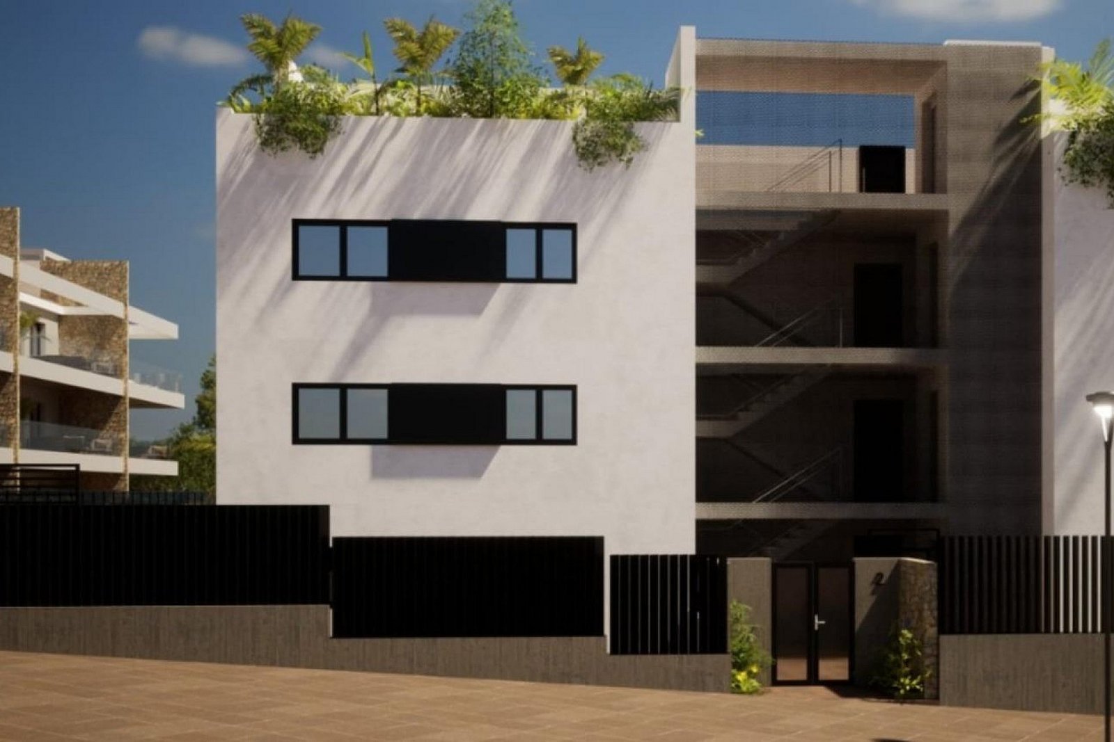 Exklusive Neubauwohnung mit Meerblick, Terrasse &amp; Pool