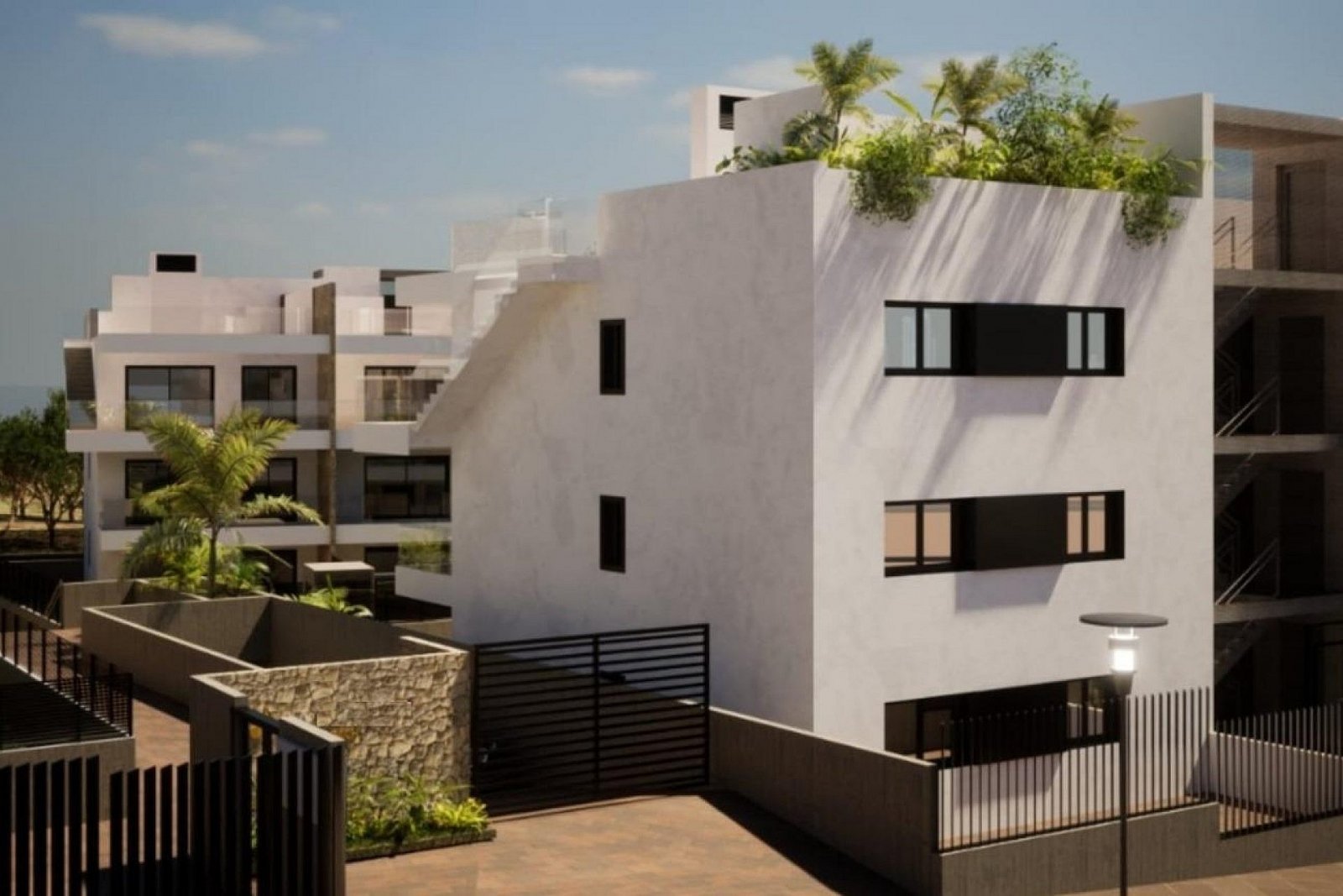 Exklusive Neubauwohnung mit Meerblick, Terrasse &amp; Pool