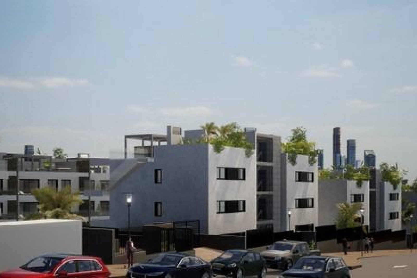 Exklusive Neubauwohnung mit Meerblick, Terrasse &amp; Pool