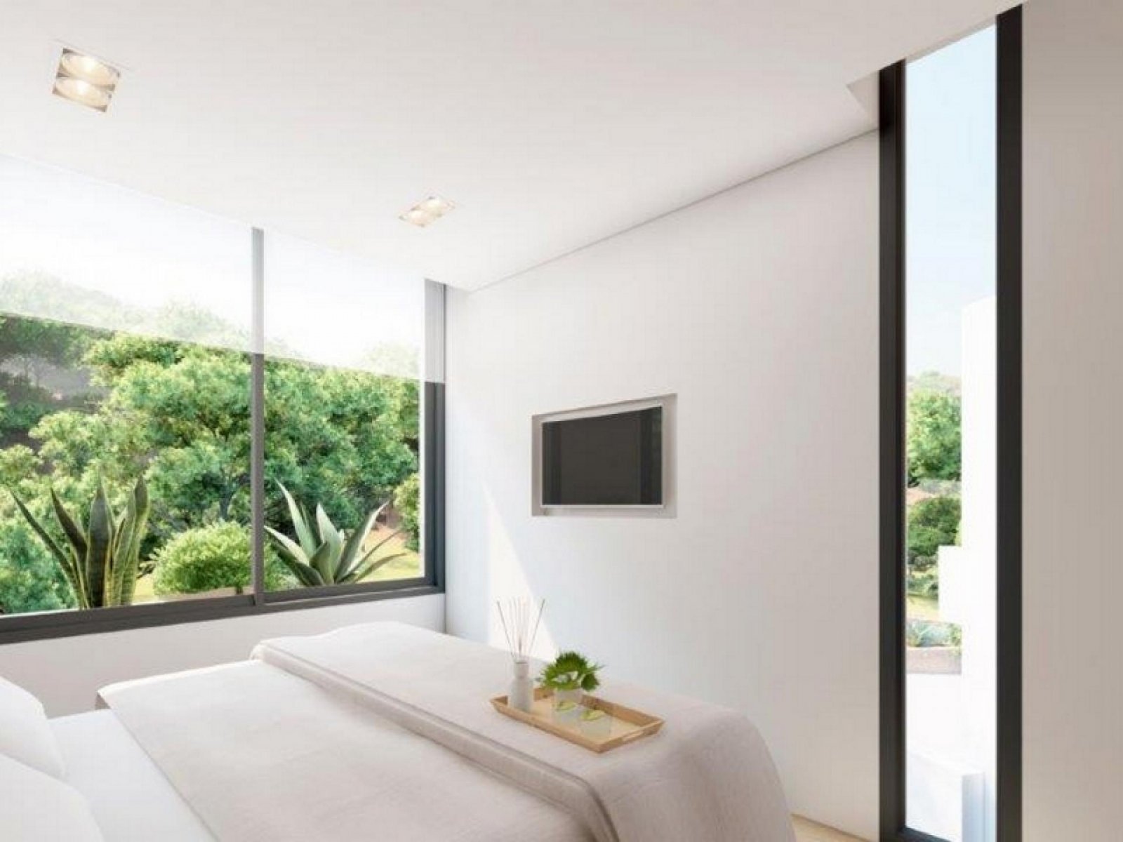 Moderne Gartenwohnung mit Pool