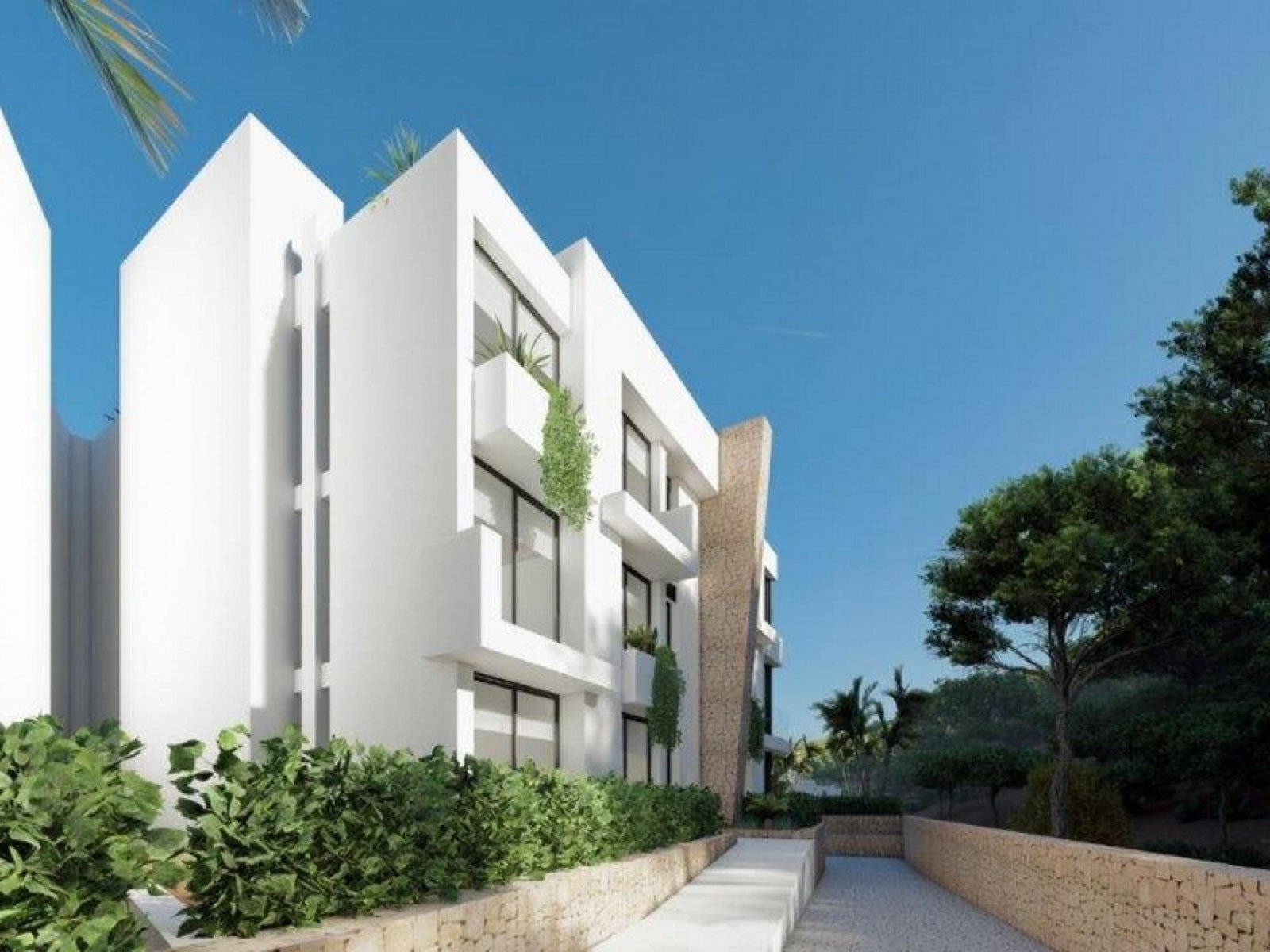 Moderne Gartenwohnung mit Pool