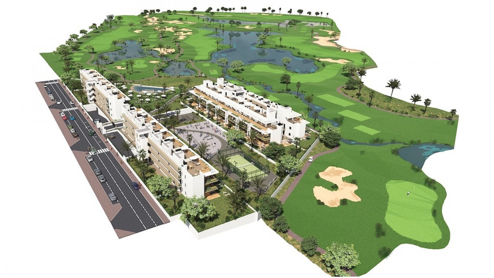 Komfortables Wohnen am Golfplatz