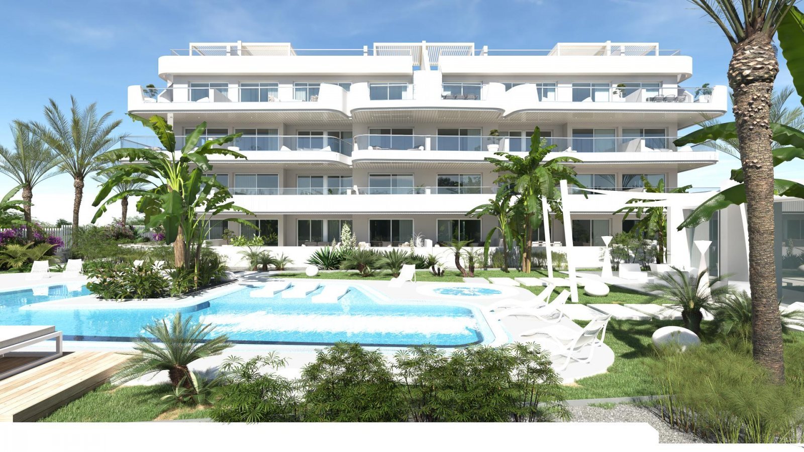 Exklusives Apartment mit Terrasse, Pool und Tiefgaragenstellplatz