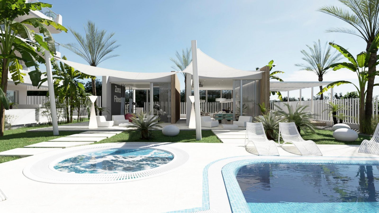Exklusives Apartment mit Terrasse, Pool und Tiefgaragenstellplatz