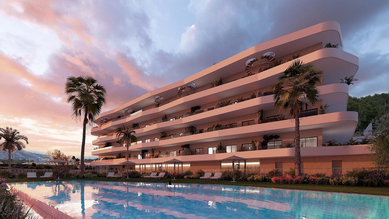 Moderne 2-Zimmer-Apartments mit Solarium, Pool & Tiefgarage