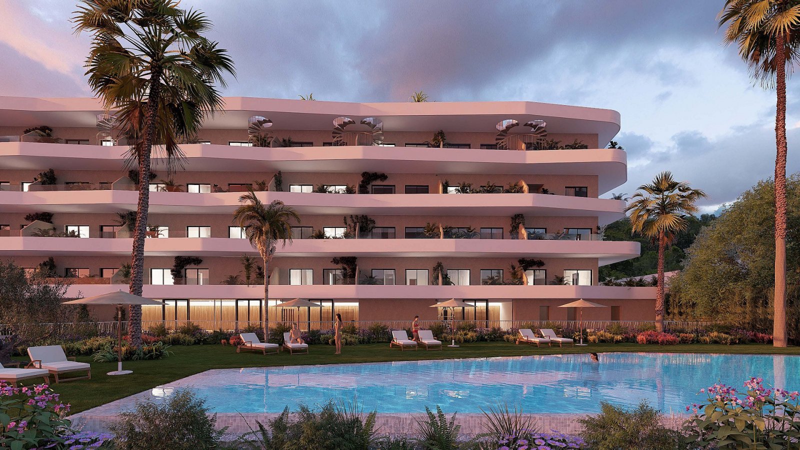 Moderne 2-Zimmer-Apartments mit Solarium, Pool & Tiefgarage