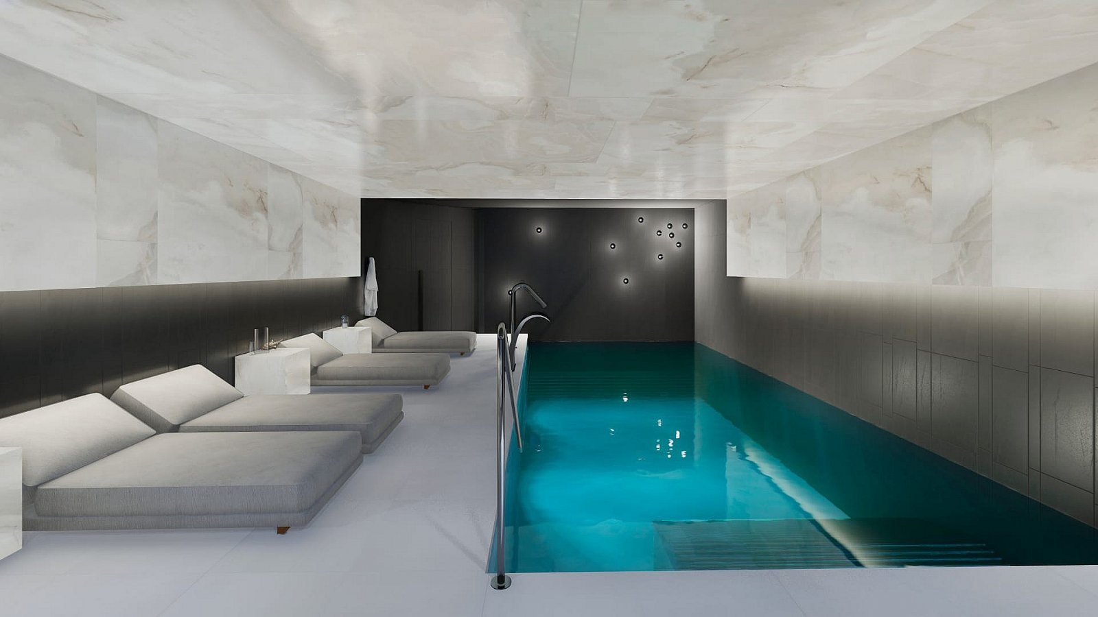Moderne Luxusapartments mit Infinity-Pool