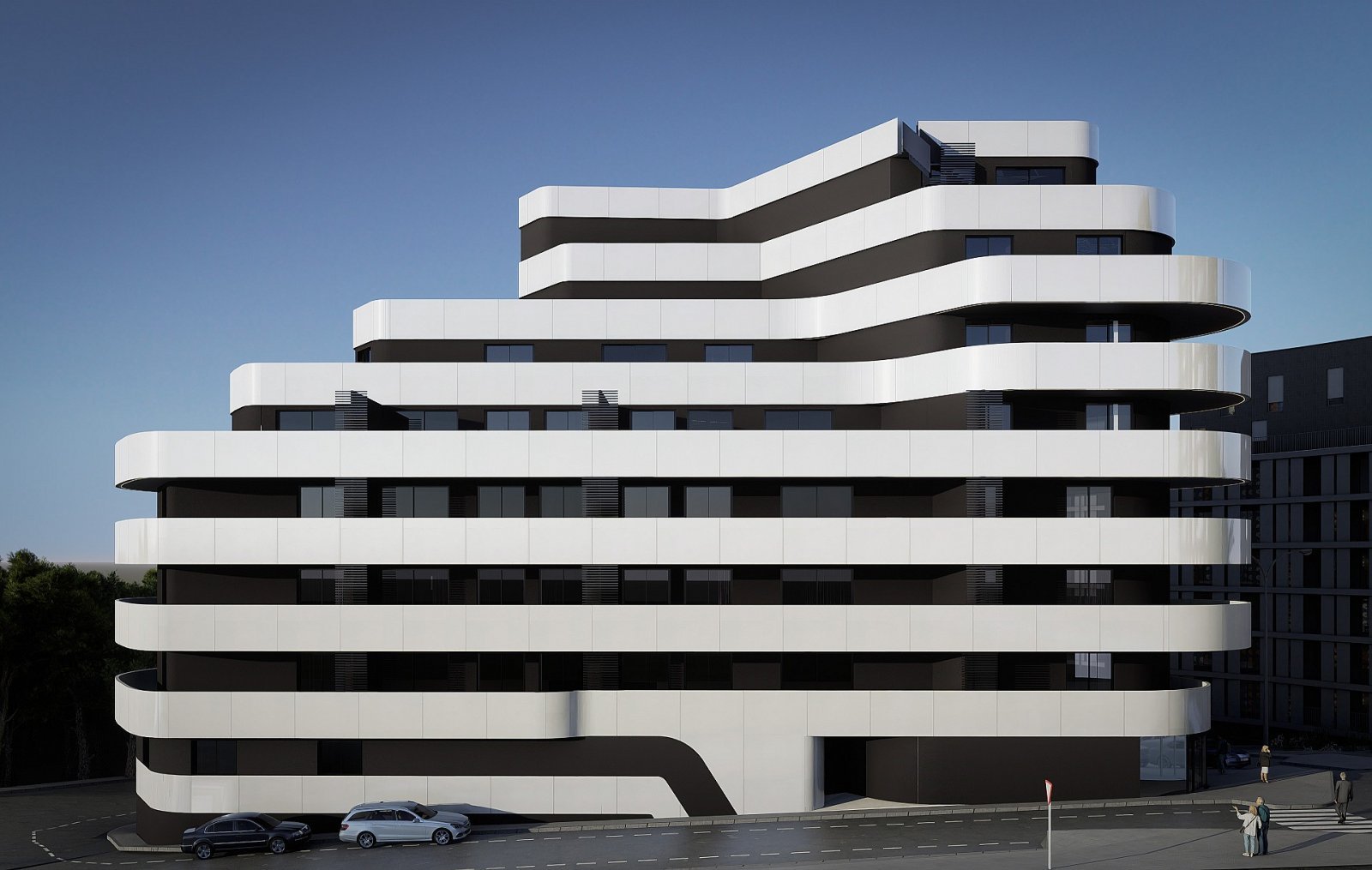 Moderne Luxusapartments mit Infinity-Pool