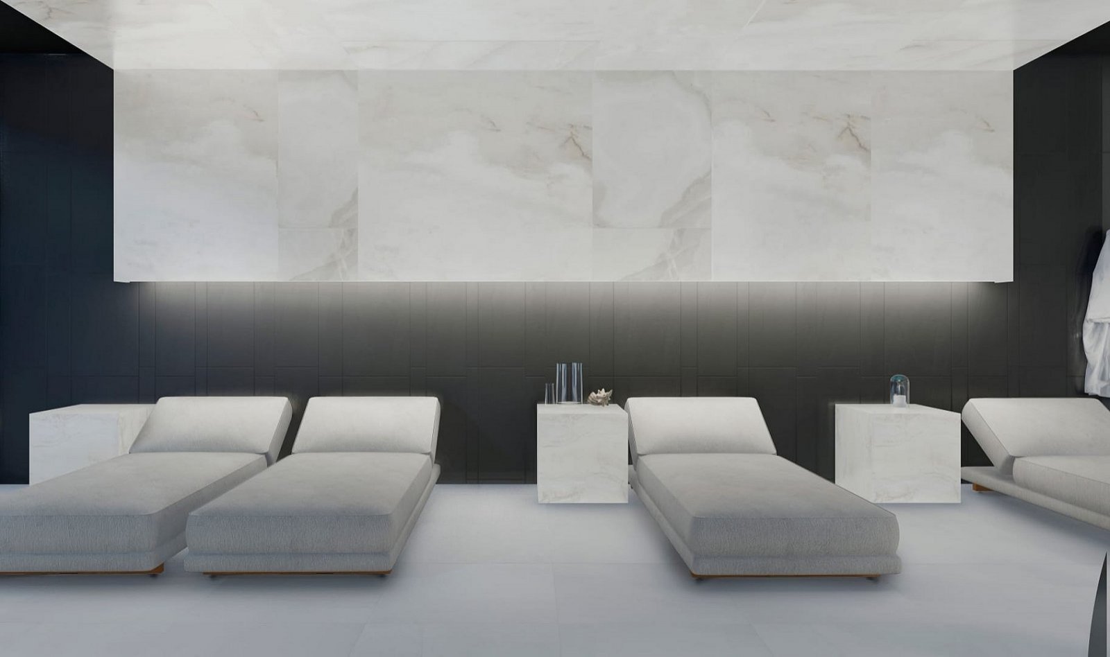 Moderne Luxusapartments mit Infinity-Pool
